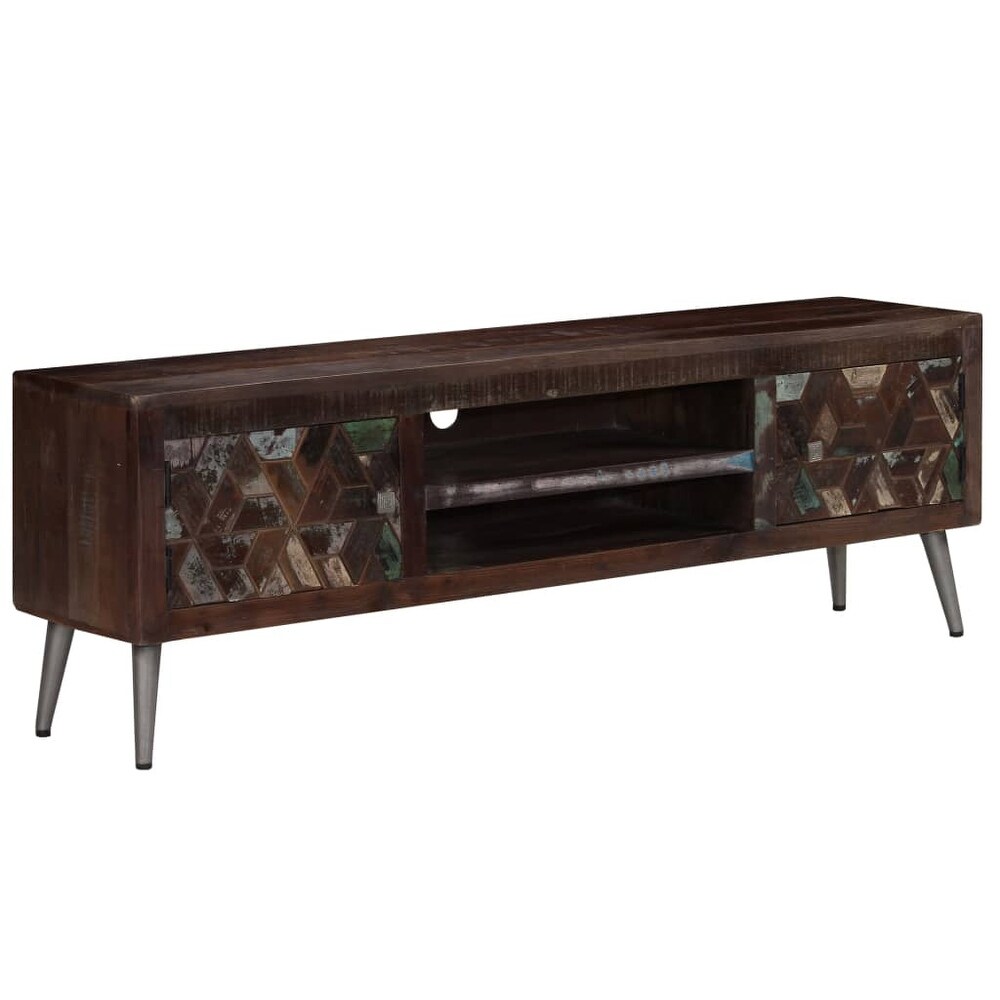 vidaXL TV Stand Solid Wood Reclaimed 55.1\