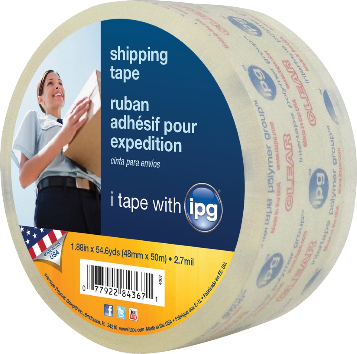 IPG Shipping Tape Clear