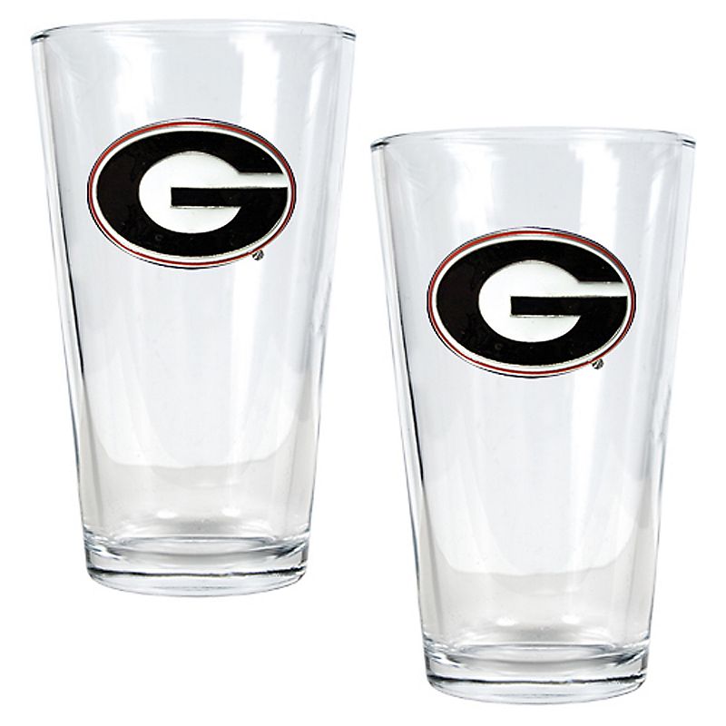 University of Georgia Bulldogs 2-pc. Pint Ale Glass Set