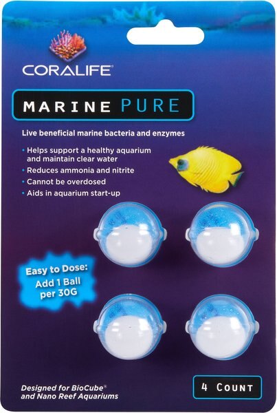 Coralife Marine PURE Water Care Bacteria Supplement， 4 pack