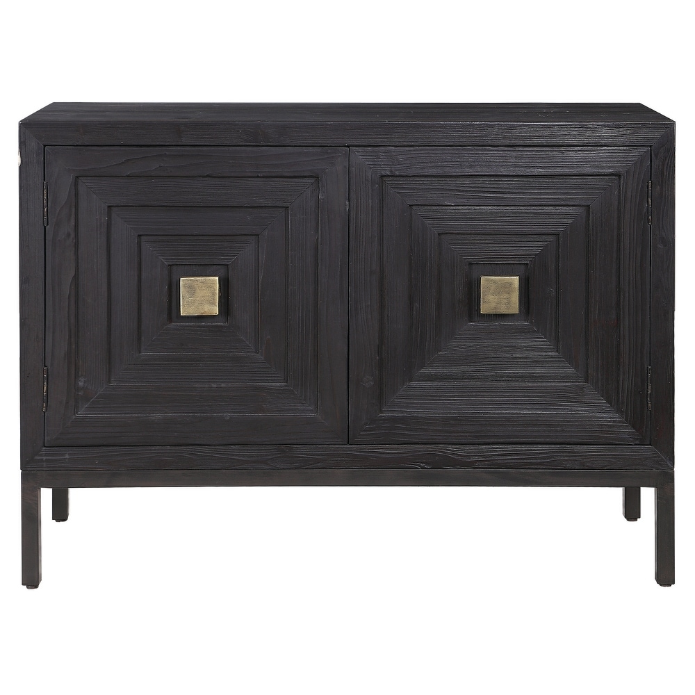 Uttermost Aiken Dark Walnut 2 door Cabinet