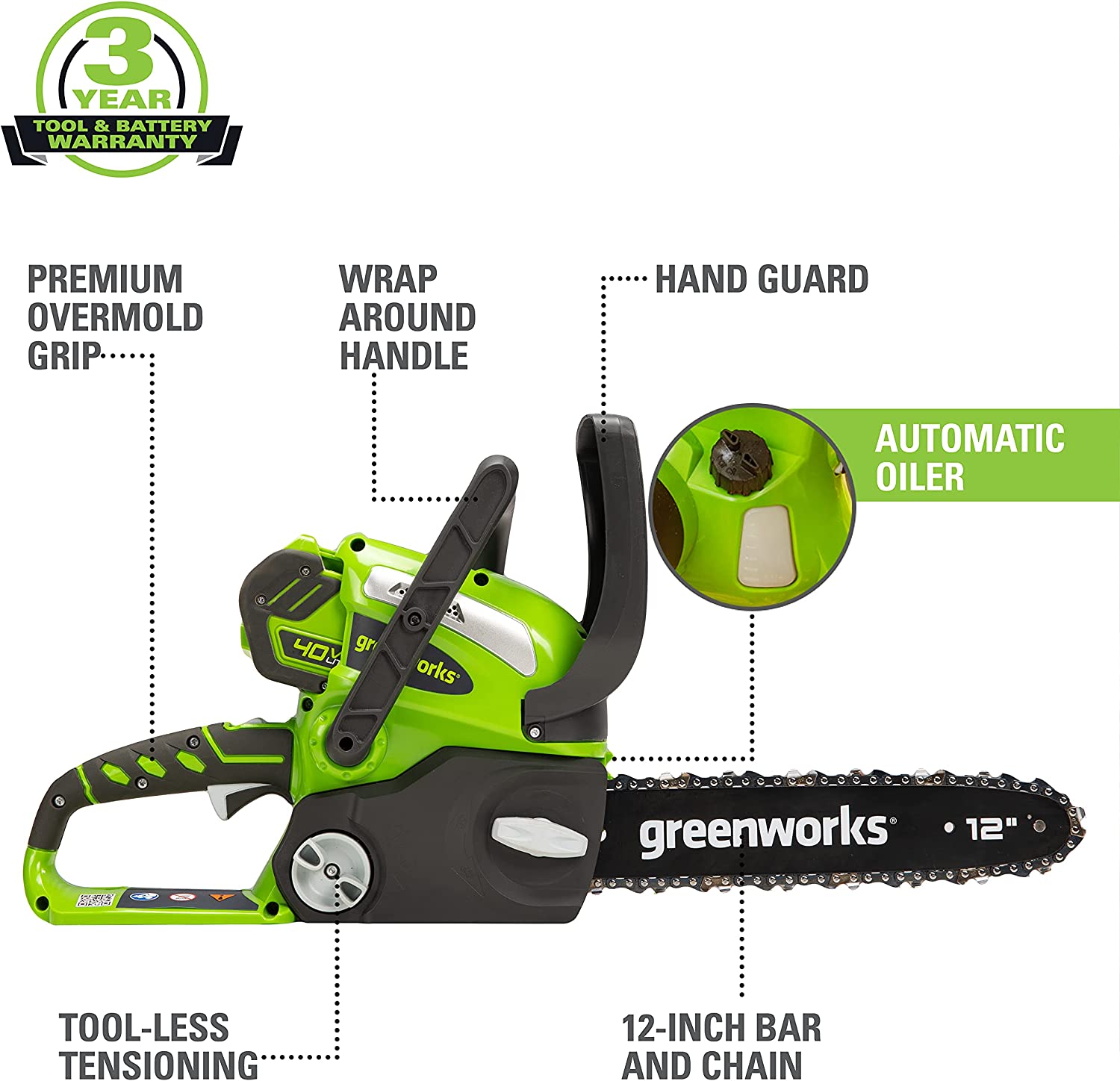 GreenWorks G-MAX 40V 12