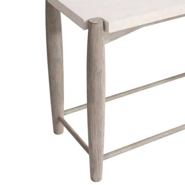 Ashbrook White and Weathered Greige Console Table