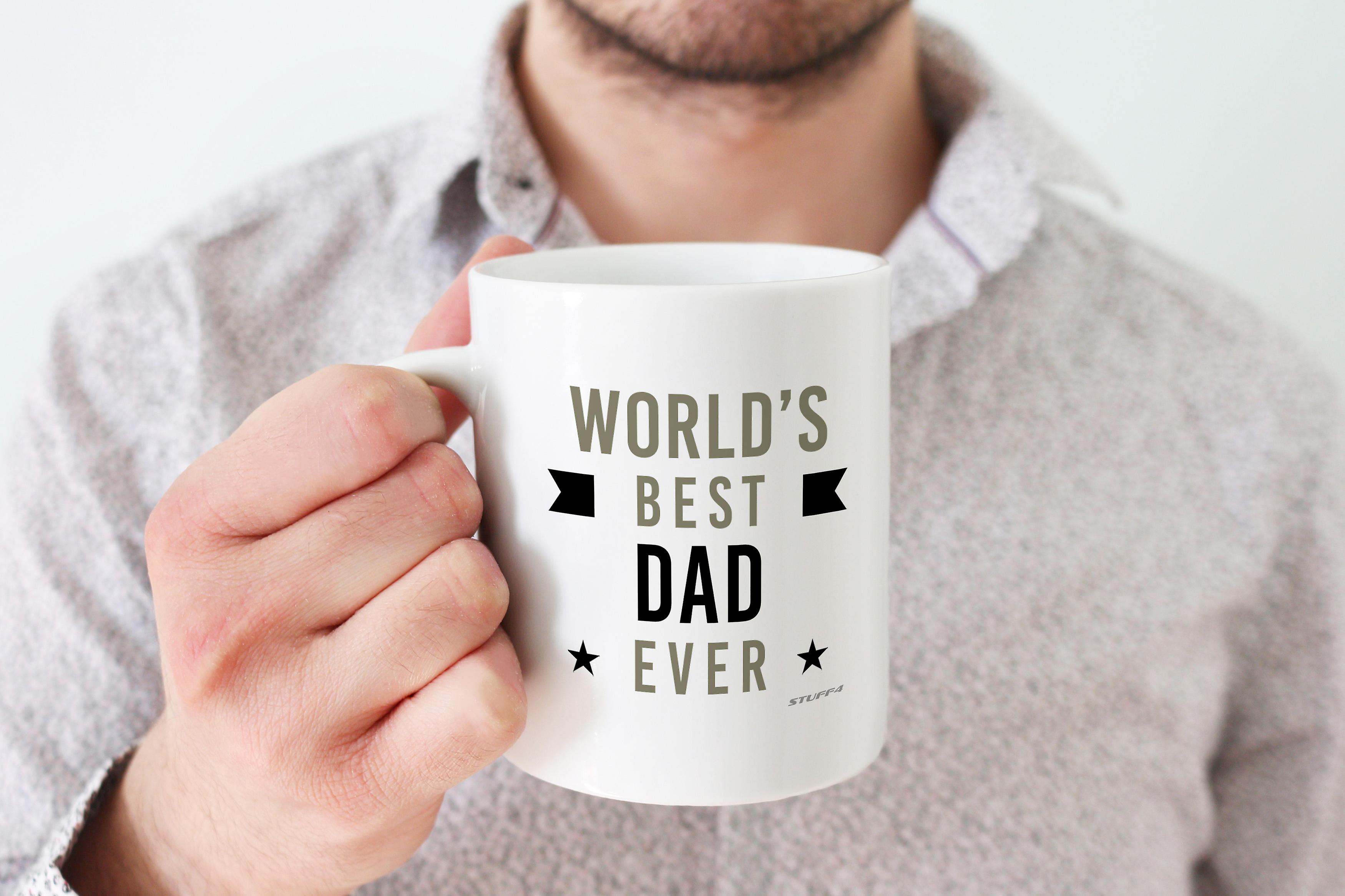 World's Best Dad Mug Father's Day Christmas Birthday Gifts Son Daughter 11oz Premium Coffee Tea Cup