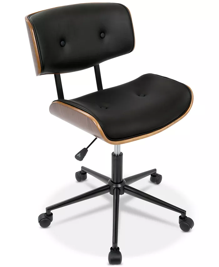 Lumisource Lombardi Faux Leather Office Chair