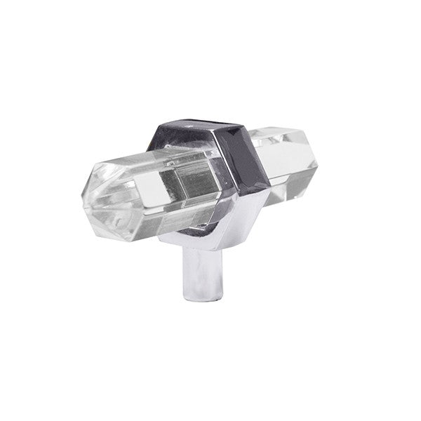 Prism Acrylic Knob w/ Nickel Center