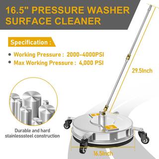 EVEAGE 16.5 in. 4000 PSI 6 GPM Gas Pressure Washer Surface Cleaner YPXDJ0165-659