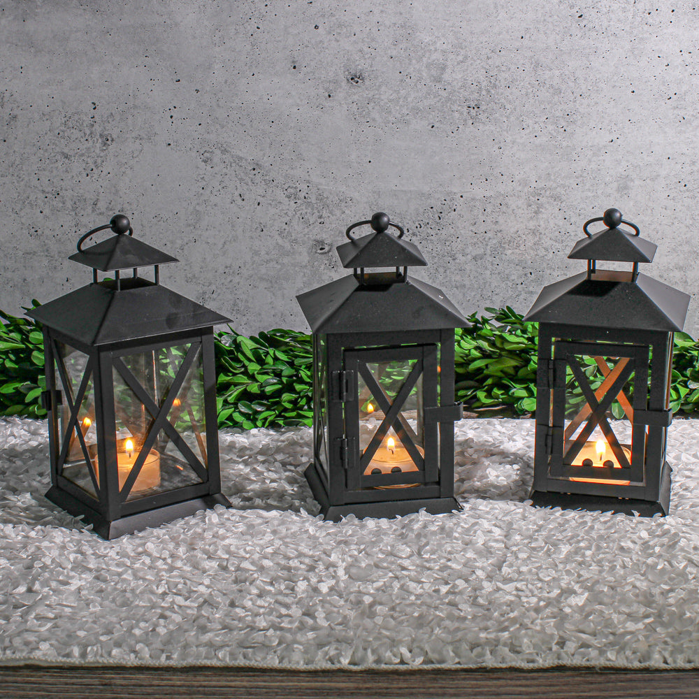 Richland Noble Lantern Black Metal 7