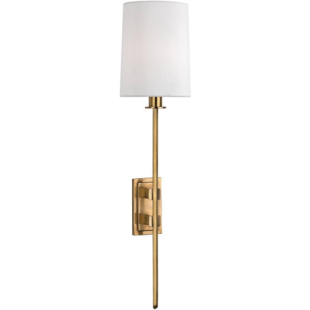 High Aged Brass Wall Sconce