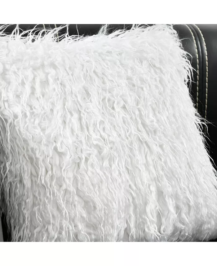 Lush Dandeacute;cor Luca Faux Fur Decorative Pillow