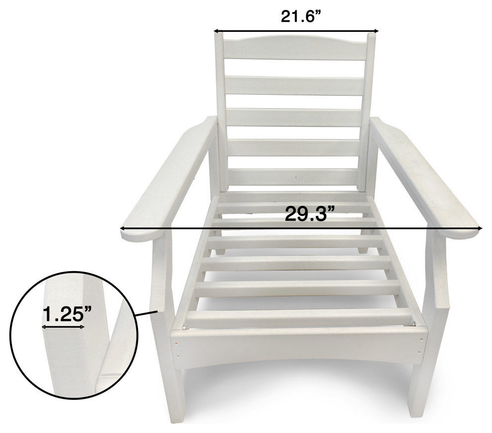 Aspen 3PC Set Deep Seating Chair with End Table   Transitional   Outdoor Lounge Chairs   by LuXeo USA  Houzz