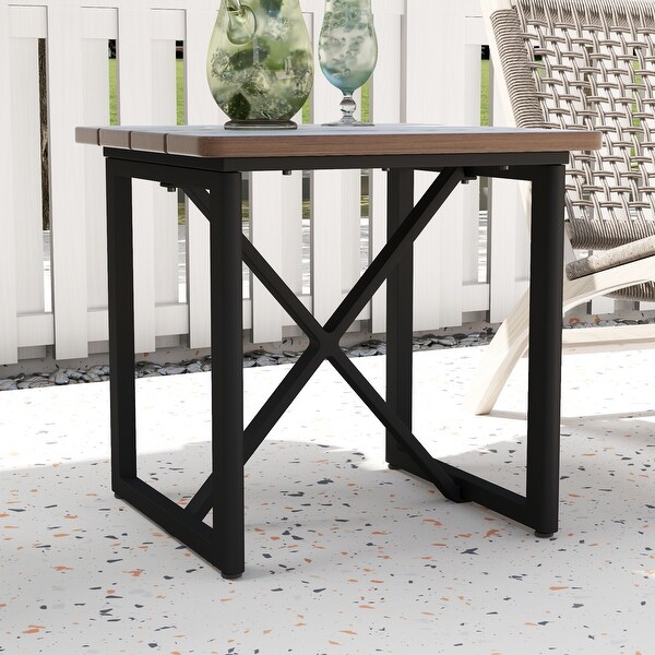 PureCane Aluminum Outdoor Patio Side Table