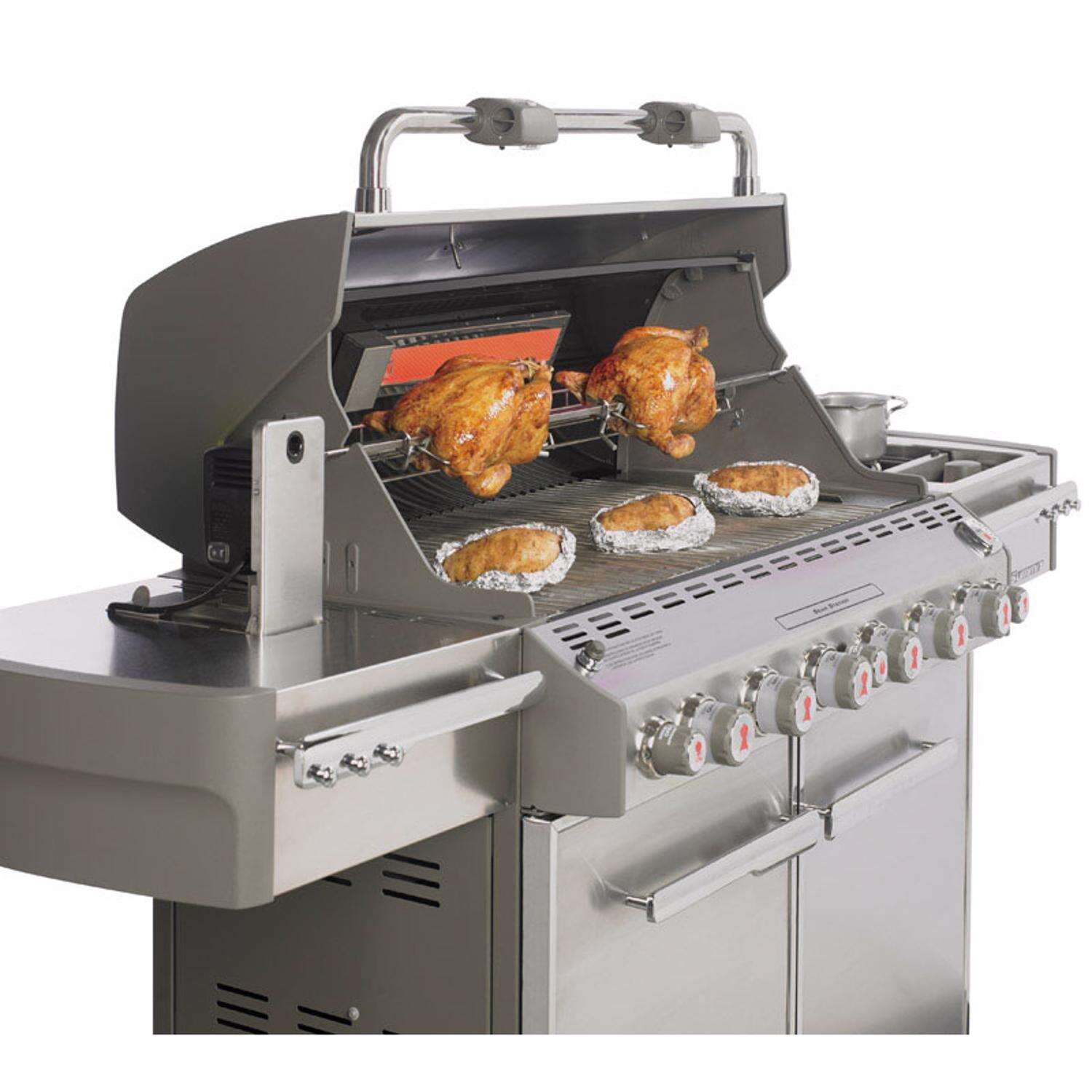 Weber Summit S-670 6 Burner Liquid Propane Grill Stainless Steel