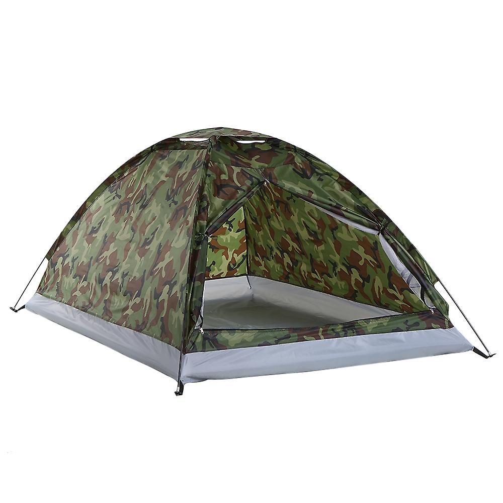 Tomshoo Camping Tent For 2 Person Single Layer Outdoor Portable Camouflage