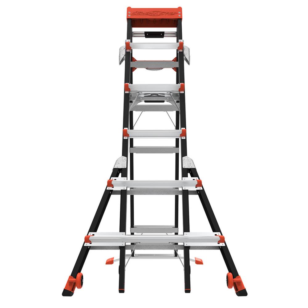 Select Step M6 Fiberglass Type 1AA Adjustable Step Ladder