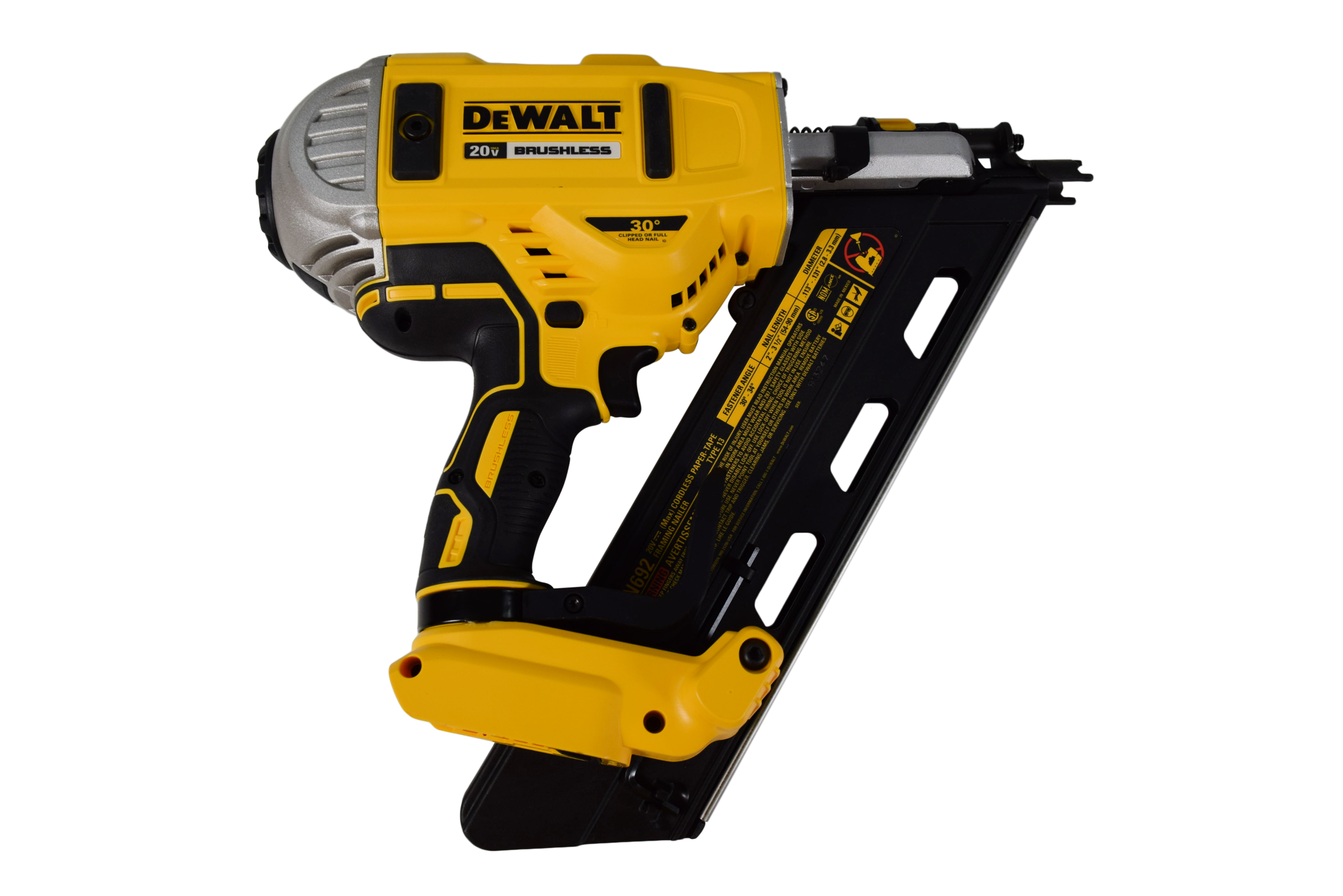 DeWalt DCN692B 20V Max XR Brushless Dual Speed Nailer