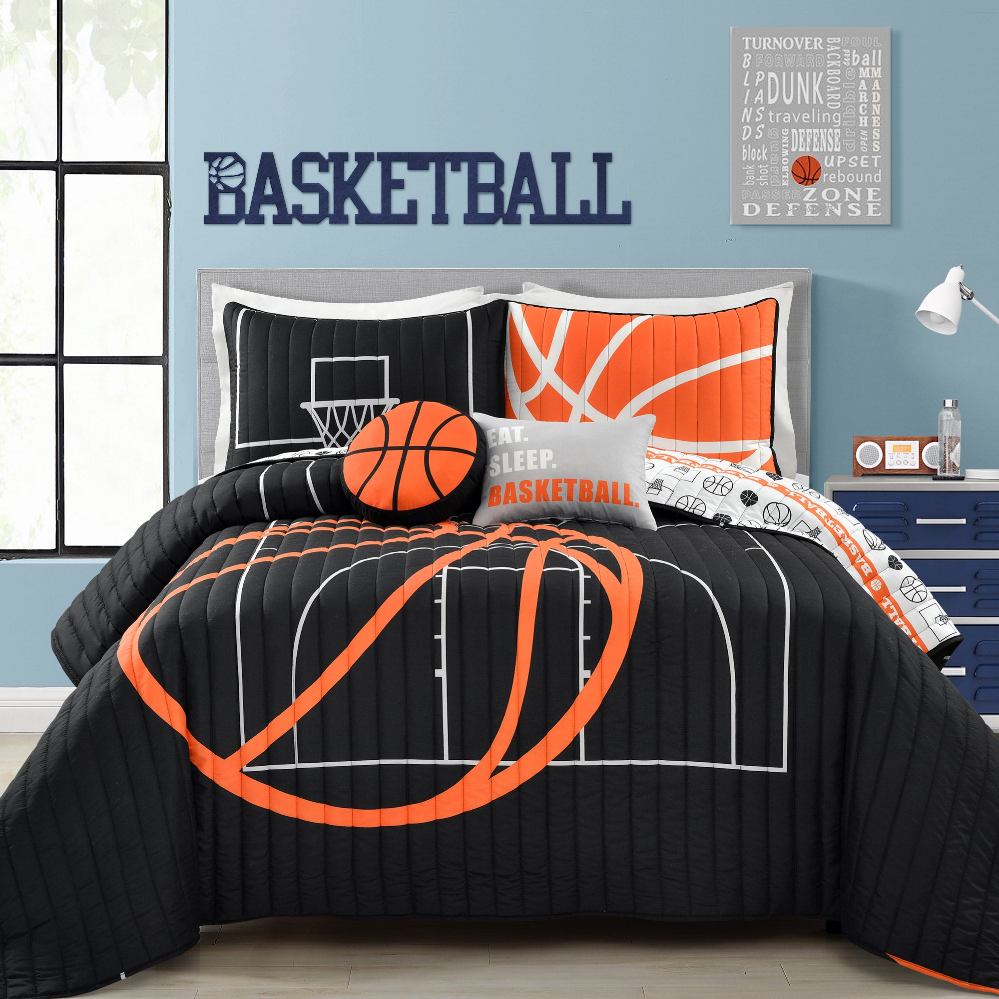 Basketball Game Quilt Set