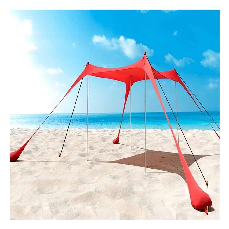 Outdoor Camping large sun shelter uv protection pop up canopy luxury beach tent