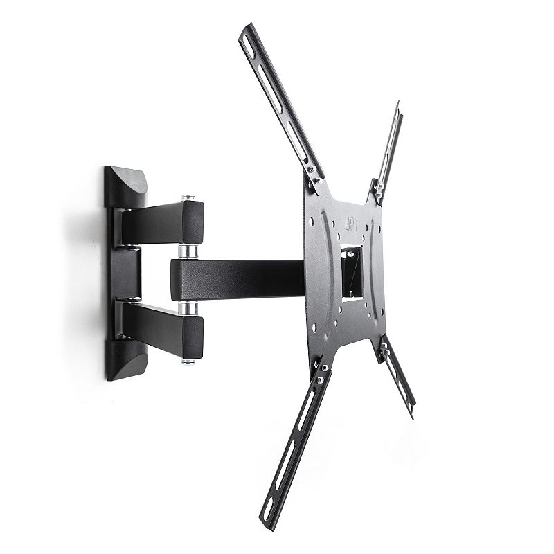 MegaMounts Full Motion， Tilt and Swivel Single Stud Wall Mount for 26-55 Inch LCD， LED， and Plasma Screens