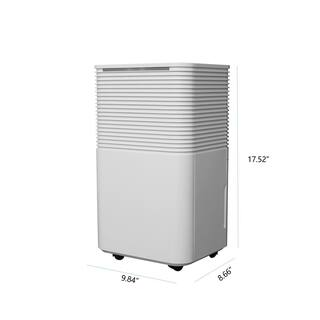 Edendirect 25-Pint Dehumidifier 2000 sq.ft. for Basements Home and Large Room with Auto or Manual Drainage 3 Operation Modes WE-OL31A