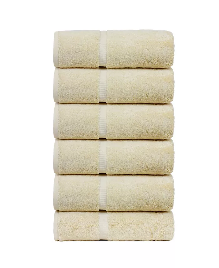 BC Bare Cotton Luxury Hotel Spa Towel Turkish Cotton Hand Towels Set of 6