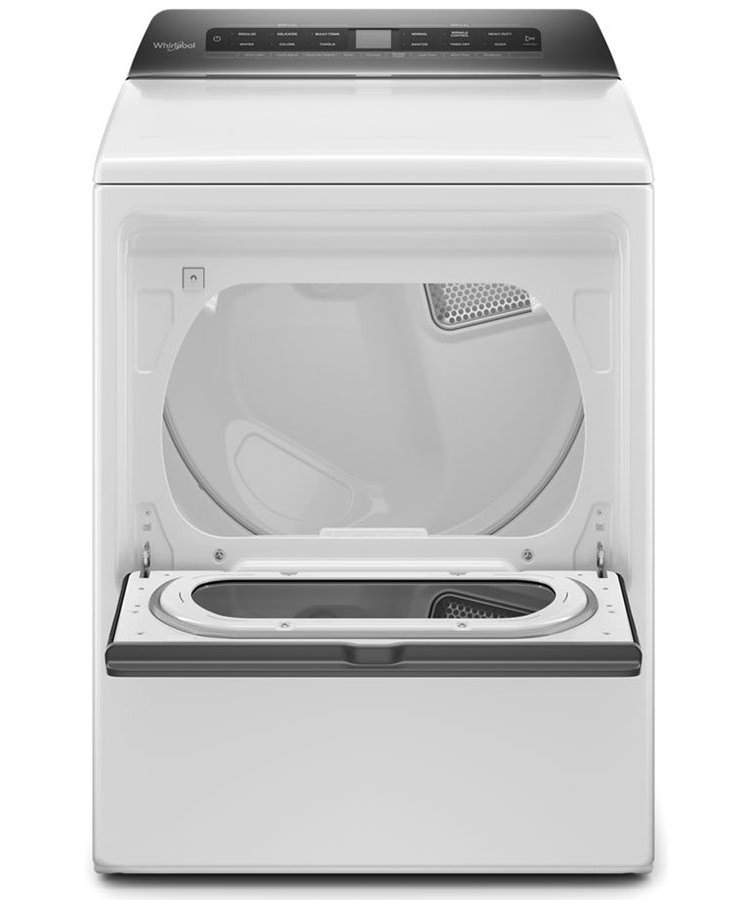 Whirlpool 7.4 Cu. Ft. White Gas Dryer With Intuitive Controls