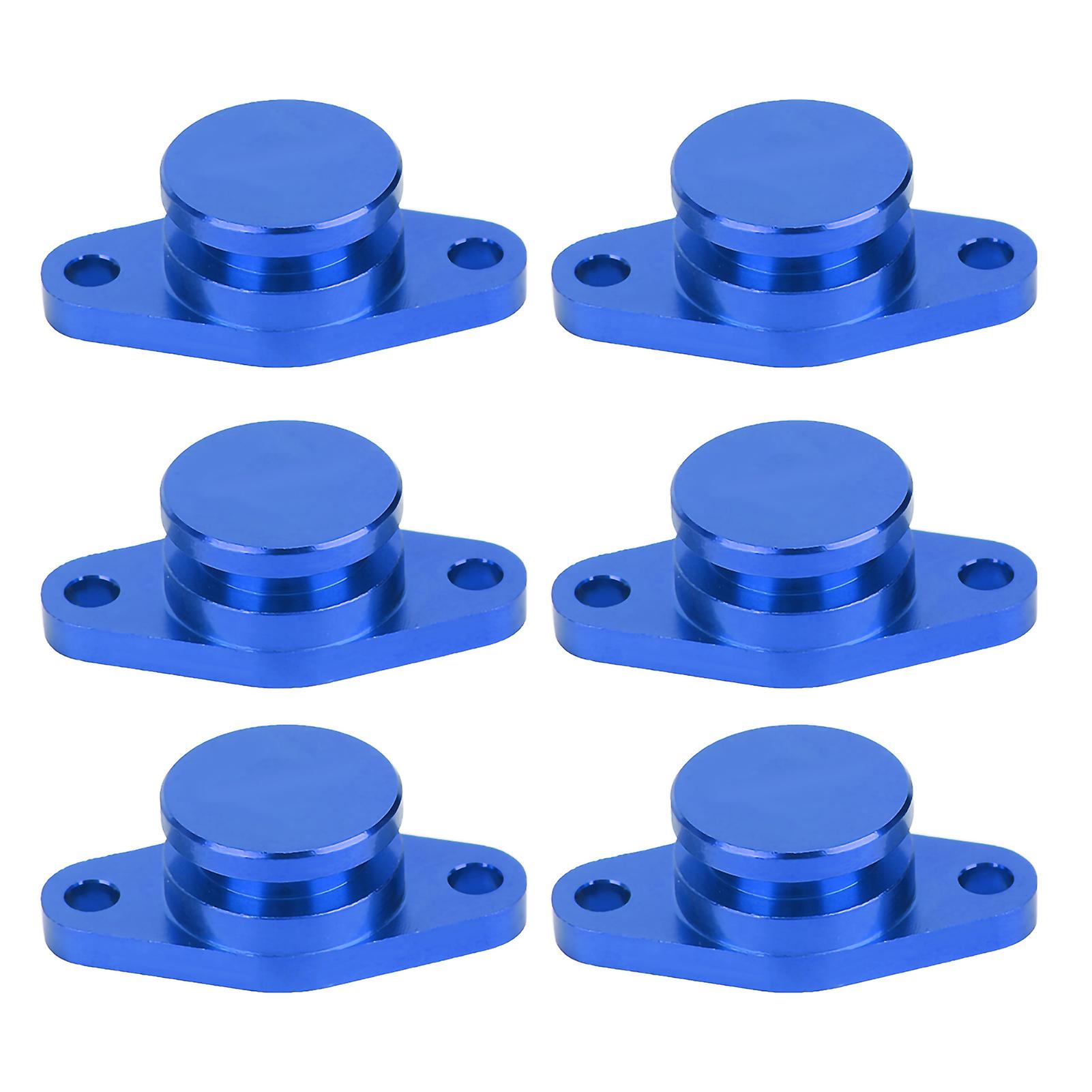 6x22mm Engine Swirl Flaps Delete Blanking Plugs With Rubber Gaskets Fit For M57/m57d25(blue)