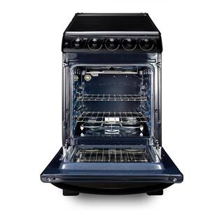 Summit Appliance 20 in. 2.3 cu. ft. Slide-in Electric Range in Black REX2051BRT