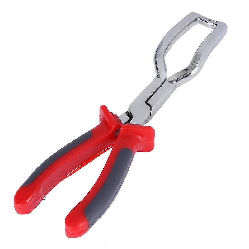 Fuel Line Clip Pipe Plier Disconnect Removal Tool Car Hose Clamp Plier Car Angled Clip Plier Tube Bundle Removal Repair Tool