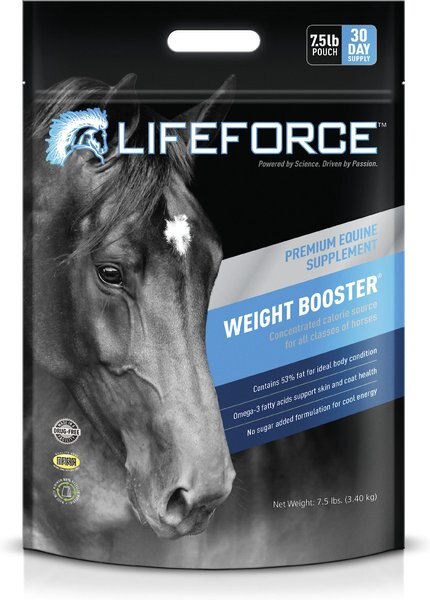 Lifeforce Weight Booster Horse Supplement， 7.5-lb pouch