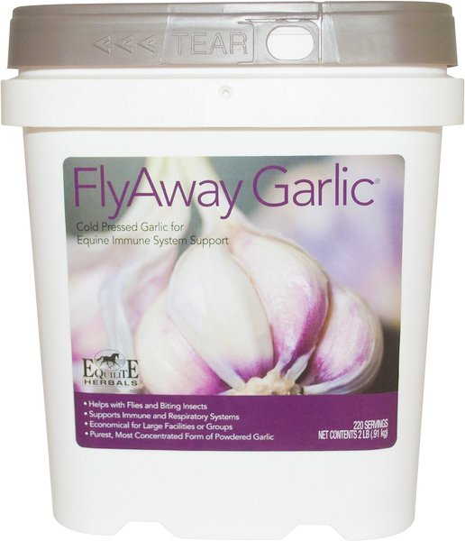 Equilite Herbals FlyAway Garlic Immune System Support Powder Horse Supplement