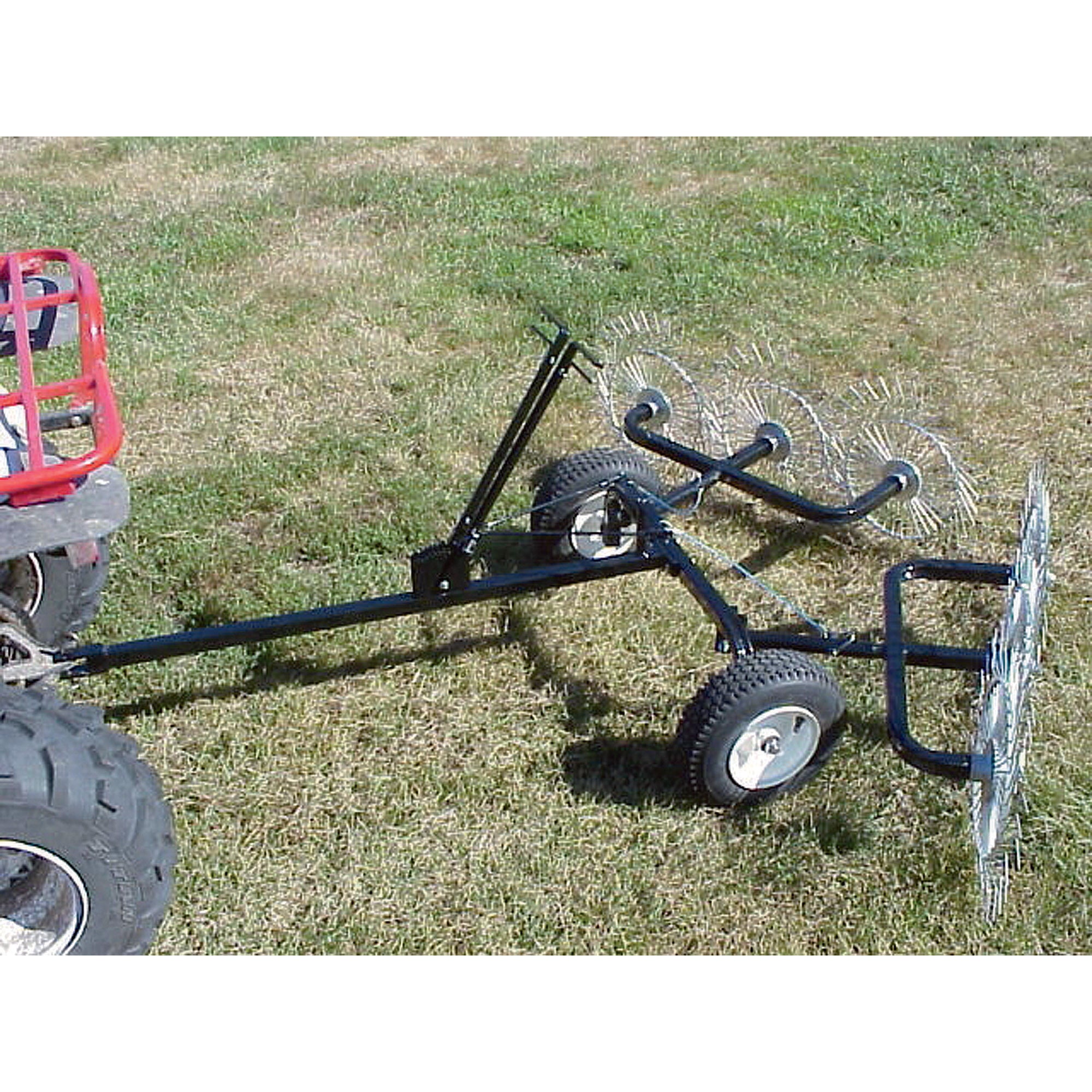 Strongway Acreage Rake - 60in.W, 6 Tine Reels