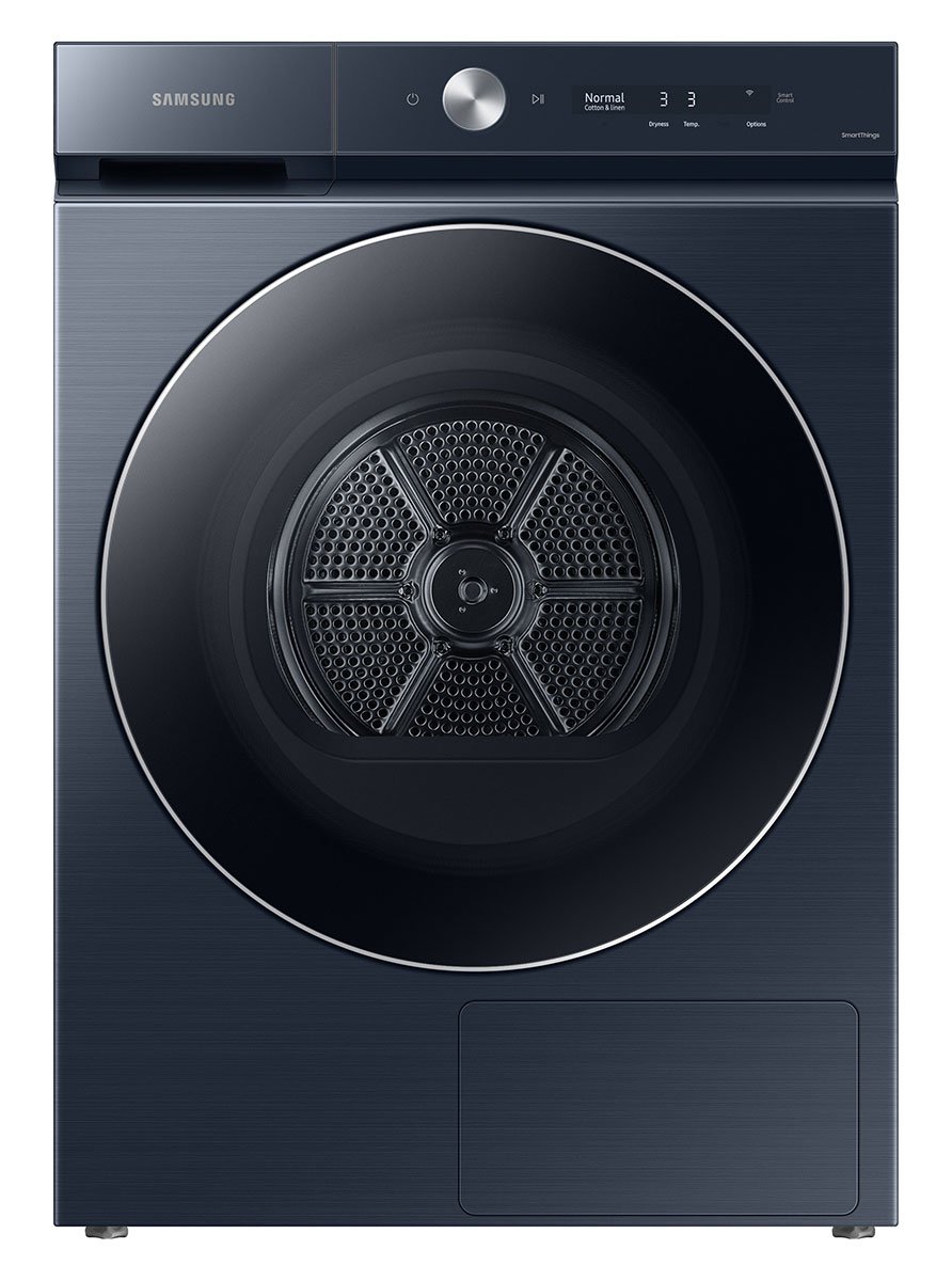  ADA Bespoke 7.8 Cu. Ft. Brushed Navy Ultra Capacity Ventless Hybrid Heat Pump Dryer With AI Optimal Dry