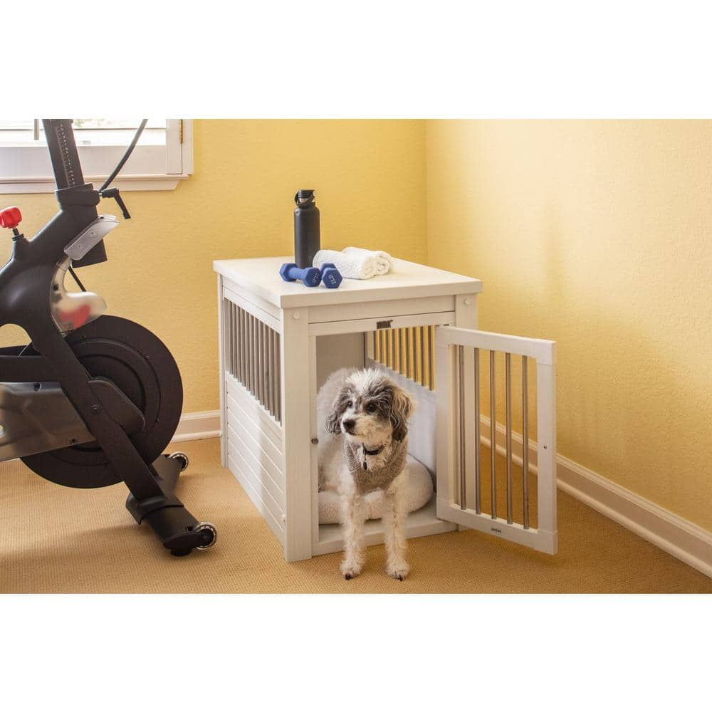 ecoFLEX Dog Crate - Antique White Medium EHHC404M