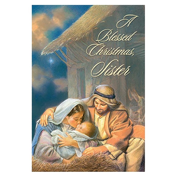 Alfred Mainzer X75213 A Blessed Christmas Sister C...