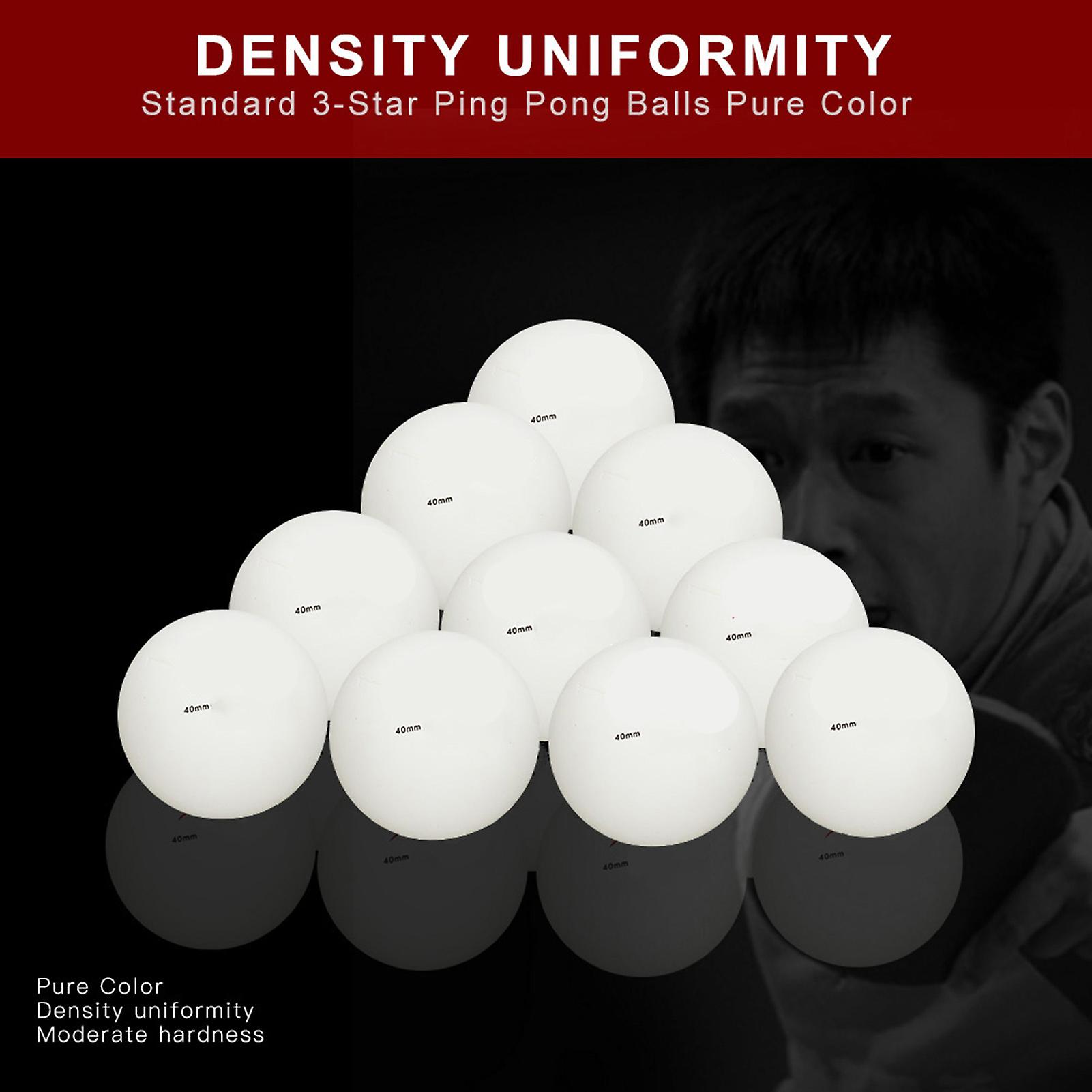 60 Pcs 3-star Table Tennis Ball Ping Pong Balls For Competition Training Entertainment (white)