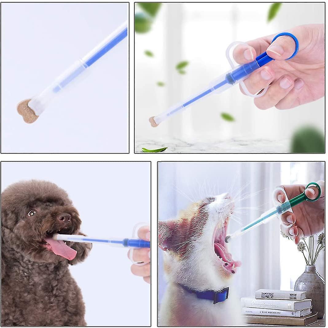 Pet Medicine Feeder， Silicone Tip Syringes Pills Feeding Dispenser Tool， With 2 Soft Silicone Tip， Feeding Kit For Dogs Cats Baby Animals