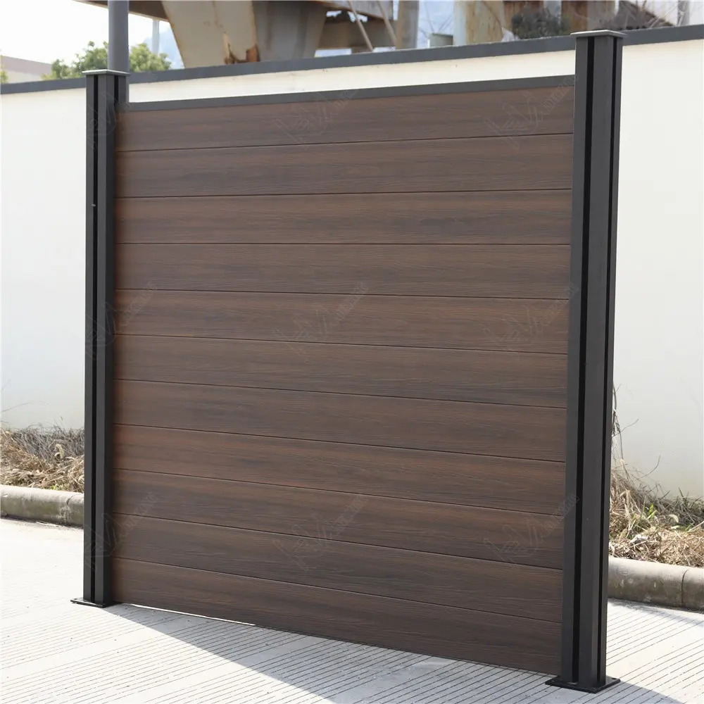 water proof wood plastic composite outdoor wpc garden fence cladding