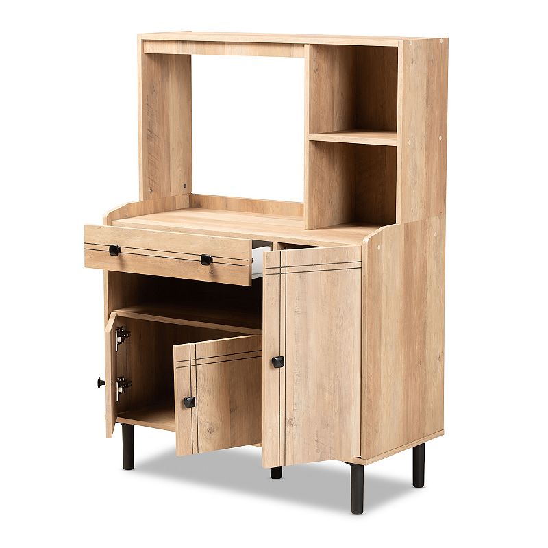 Baxton Studio Patterson Kitchen Cabinet