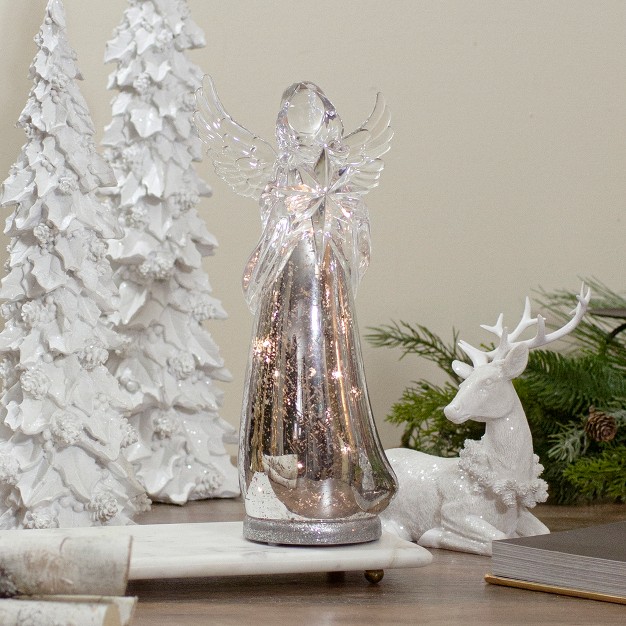 Northlight 13 Lighted Angel Holding A Star Christmas Tabletop Figurine