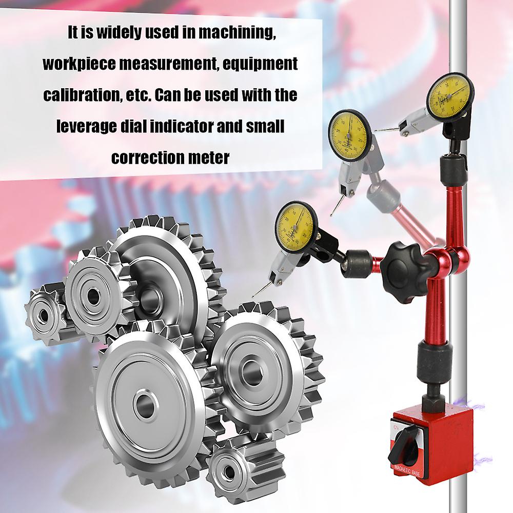 0.01mm Accuracy Dial Indicator， Universal Magnetic Base Holder