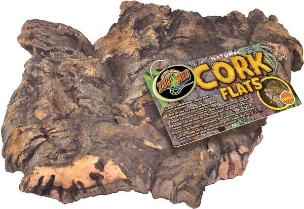 Zoo Med Natural Cork Flats Reptile Habitat Accessory， Small