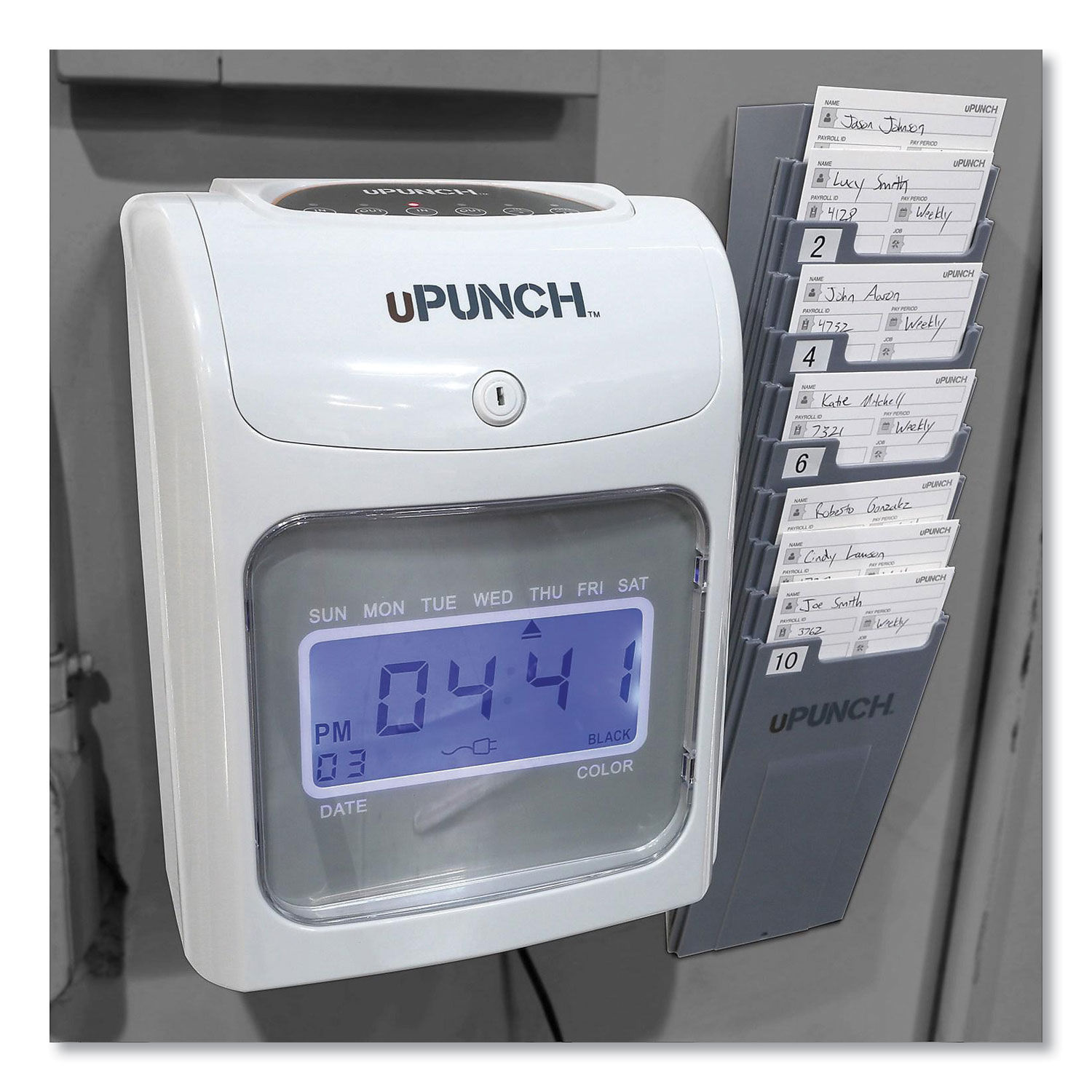 UB2000 Electronic Calculating Time Clock Bundle by uPunchandtrade; PPZUB2000