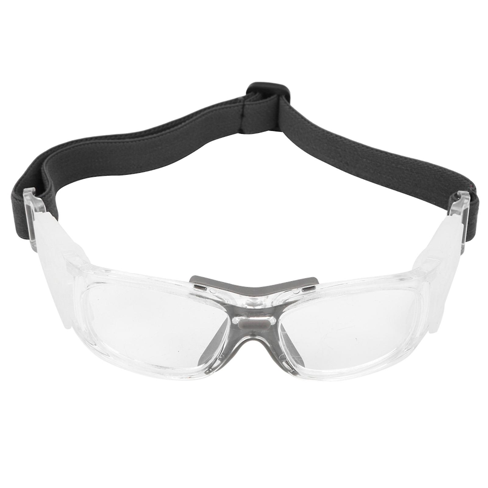 Teenager Adult Basketball Glasses Anticollision Antiimpact Outdoor Sport Safety Goggles(transparent White )