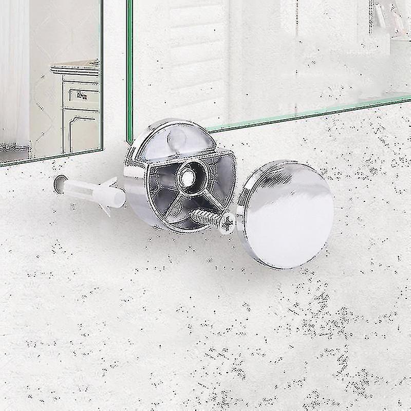 4pcs Glass Clamp Bathroom Mirror Clips Zinc Alloy Glass Clip Shelf Support Brackets Holder