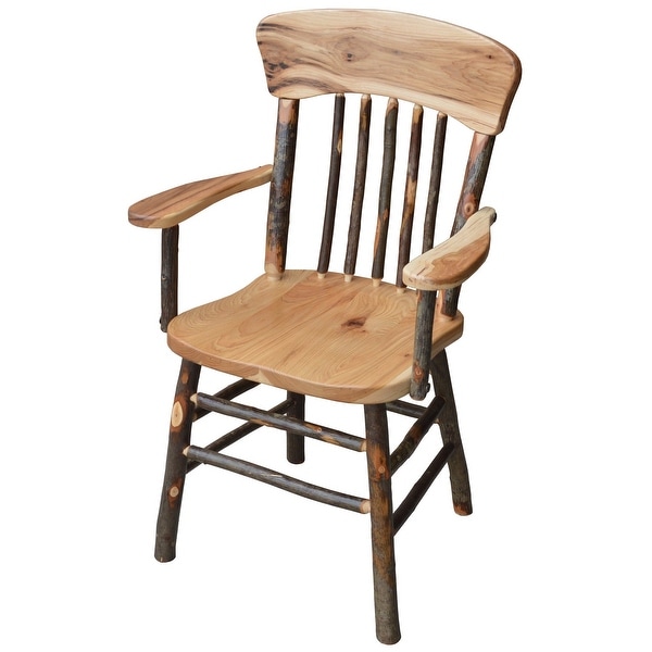 Hickory Panel Back Dining Chair