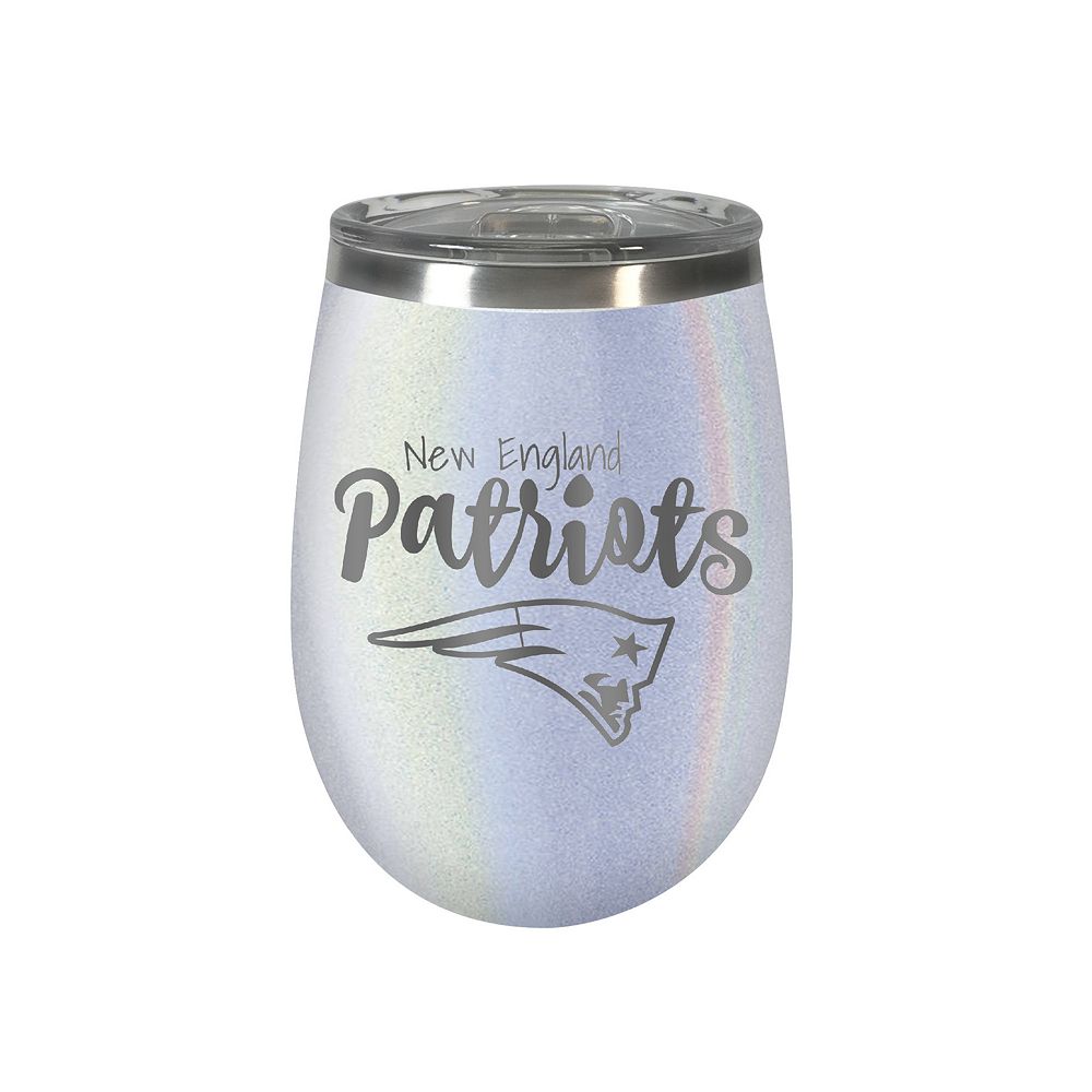 New England Patriots 12 oz Opal Finish Vacuum Insulated NFL Wine Tumbler