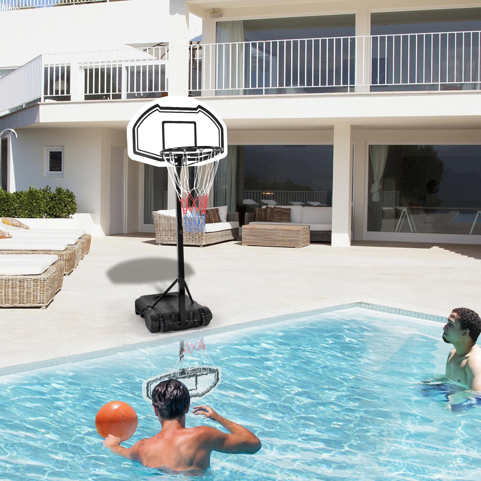 UBesGoo Portable Swimming Pool Basketball Hoop， for Kids Youth