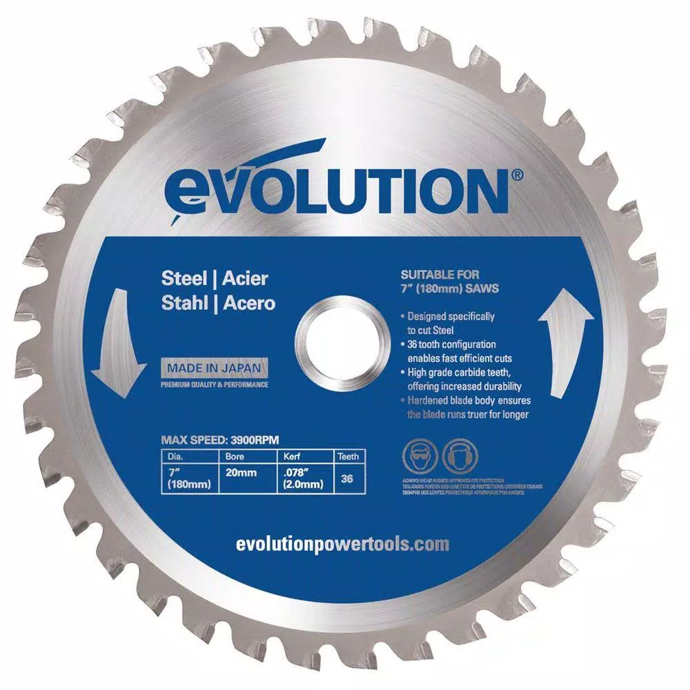 Evolution Power Tools 5-3/8 in. 30-Teeth Mild Steel Cutting Saw Blade and#8211; XDC Depot