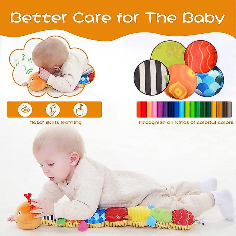 Baby Rattle Musical Caterpillar Baby Plush Toys Sensory Toys Newborn Toddler Gift